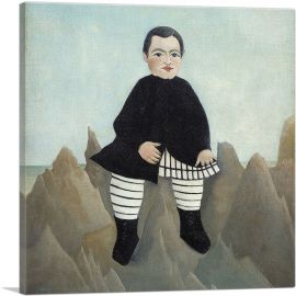 Boy On The Rocks 1897-1-Panel-18x18x1.5 Thick