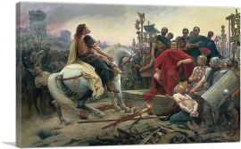 Vercingetorix Throws Down His Arms At Feet Of Julius Caesar 1899