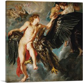 The Abduction of Ganymede 1612-1-Panel-12x12x1.5 Thick