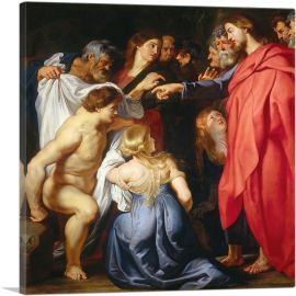 The Resurrection of Lazarus-1-Panel-18x18x1.5 Thick