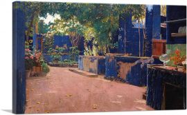 Blue Courtyard-1-Panel-18x12x1.5 Thick