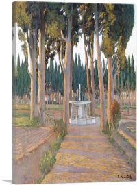 Golden Cypresses Orchard Of Duke Of Gor-1-Panel-18x12x1.5 Thick