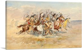 Blackfeet War Party 1896-1-Panel-12x8x.75 Thick