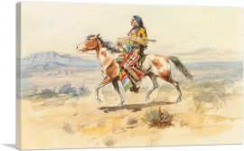 Blackfoot Indian-1-Panel-26x18x1.5 Thick