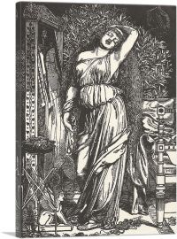 Danae In The Brazen Chamber 1867-1-Panel-12x8x.75 Thick