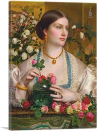 Grace Rose 1866-1-Panel-40x26x1.5 Thick