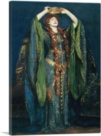 Miss Ellen Terry As Lady Macbeth 1906-1-Panel-18x12x1.5 Thick