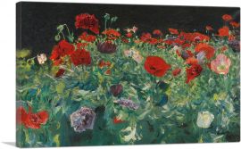Poppies 1886-1-Panel-18x12x1.5 Thick
