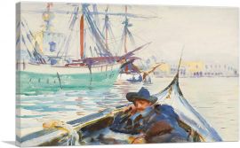 A Summer Day On The Guidecca Venice 1907-1-Panel-18x12x1.5 Thick