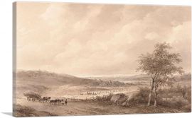 Landscape Between Calais And Boulogne-1-Panel-26x18x1.5 Thick