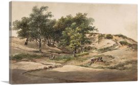 A Wooded Landscape Near Beekhuizen-1-Panel-40x26x1.5 Thick