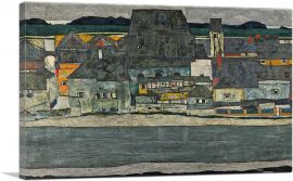 Houses on the River - The Old Town-1-Panel-40x26x1.5 Thick