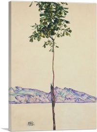 Little Tree - Chestnut Tree at Lake Constance 1912-1-Panel-18x12x1.5 Thick
