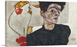 Self-Portrait Physalis 1912-1-Panel-12x8x.75 Thick