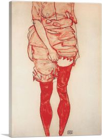 Stehende Frau in Rot 1913-1-Panel-40x26x1.5 Thick