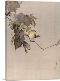 Birds On a Branch 1887-1-Panel-12x8x.75 Thick