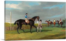 Preparing to Start the Horse Race-1-Panel-60x40x1.5 Thick