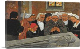Prayer To Saint Herbot Or The Pardon 1893-1-Panel-26x18x1.5 Thick