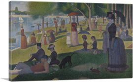 A Sunday Afternoon on the Island of La Grande Jatte 1884-1-Panel-40x26x1.5 Thick