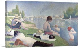Bathers at Asnieres 1884-1-Panel-26x18x1.5 Thick