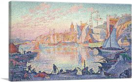 The Port of Saint-Tropez 1902-1-Panel-18x12x1.5 Thick