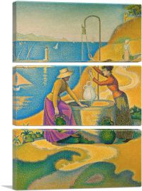 Women at the Well 1892-3-Panels-90x60x1.5 Thick