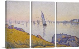 Evening Calm - Concarneau 1891-3-Panels-60x40x1.5 Thick