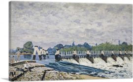 Molesey Weir 1874-1-Panel-12x8x.75 Thick