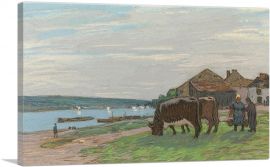Pasture Cows 1897-1-Panel-26x18x1.5 Thick