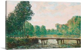 Small Bridge On The Orvanne 1890-1-Panel-18x12x1.5 Thick
