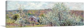 Spring In The Environs Of Paris Apple Blossom 1879-1-Panel-36x12x1.5 Thick