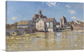 The Bridge Of Moret Morning Of April 1888-1-Panel-18x12x1.5 Thick