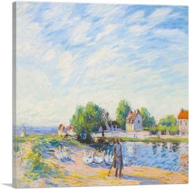 The Geese In Saint Mammes 1885