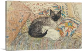 Cat and Her Kitten 1920-1-Panel-26x18x1.5 Thick