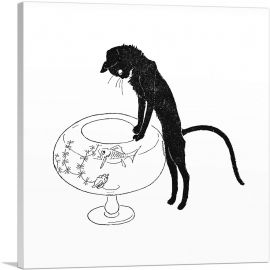 Cats - Pictures Without Words 1898-1-Panel-36x36x1.5 Thick