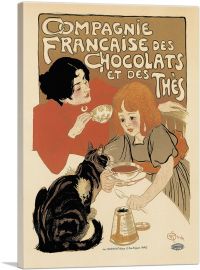 Compagnie Francaise Des Chocolats Et Des Thes 1898-1-Panel-18x12x1.5 Thick