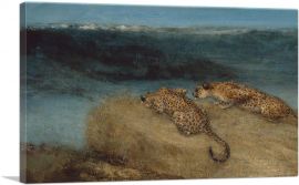 African Panthers 1891-1-Panel-18x12x1.5 Thick