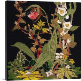 Moccasin Flower Spring 1916-1-Panel-18x18x1.5 Thick