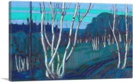 Silver Birches Winter 1915-1-Panel-18x12x1.5 Thick