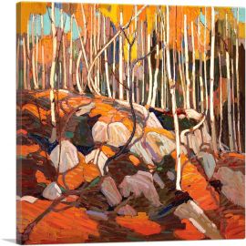 The Birch Grove Autumn 1915-1-Panel-18x18x1.5 Thick