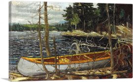 The Canoe Spring Or Fall 1912-1-Panel-26x18x1.5 Thick