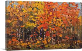 Autumn Woods Fall 1915-1-Panel-18x12x1.5 Thick