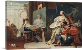 Alexander And Campaspe In The Studio Of Apelles-1-Panel-18x12x1.5 Thick