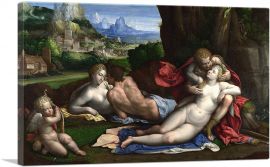 An Allegory Of Love 1527-1-Panel-12x8x.75 Thick