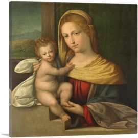 Madonna And Child-1-Panel-26x26x.75 Thick