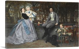 Marquis And Marchioness Of Miramon And Children 1865-1-Panel-18x12x1.5 Thick