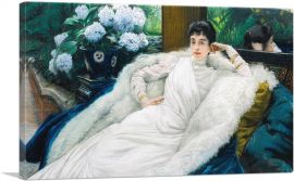 Portrait Of Clotilde Briatte-1-Panel-40x26x1.5 Thick