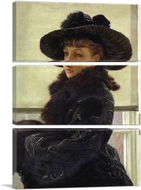 Portrait Of Kathleen Newton 1877-3-Panels-60x40x1.5 Thick