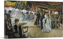 The Ball On Shipboard 1874-1-Panel-26x18x1.5 Thick