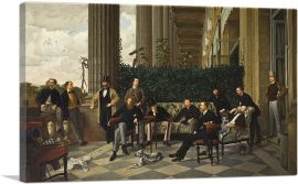 The Circle Of The Rue Royale 1868-1-Panel-26x18x1.5 Thick